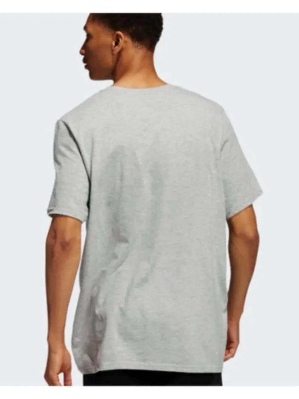 adidas Men' Graphic Tee, Size M, Color Gray